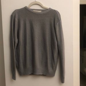 Zara gray knit sweater with semi open back